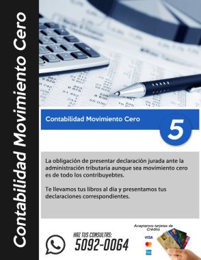 Contabilidad Movimiento Cero