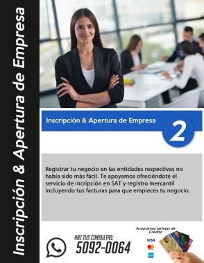 Inscripción y Apertura de Empresa
