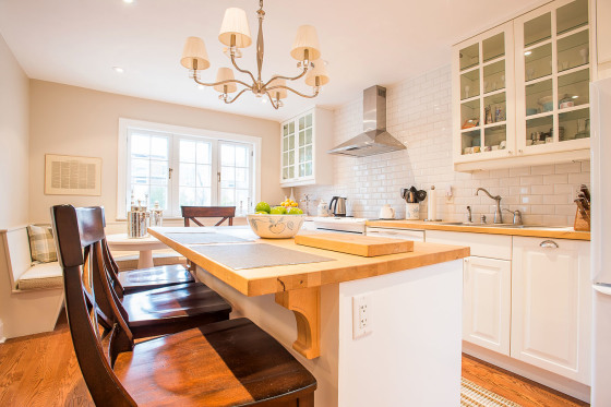 Kitchen in an older Toronto home.