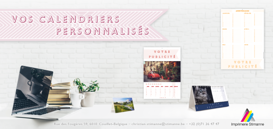 Choisissez votre modèle de calendrier, vos photos et couleurs et le tour est joué.
