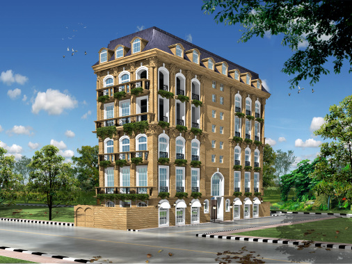 House Design for Bangali Market, NDMC Area, The Architect is think building is matching with surrounding areas.