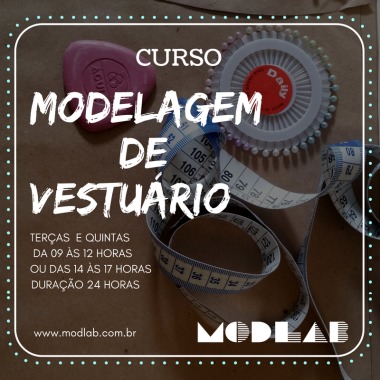 CURSOS DE MODELAGEM DE VESTUÁRIO 