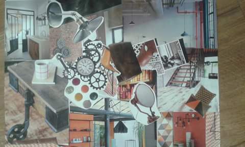 Planche d'ambiance Style industriel