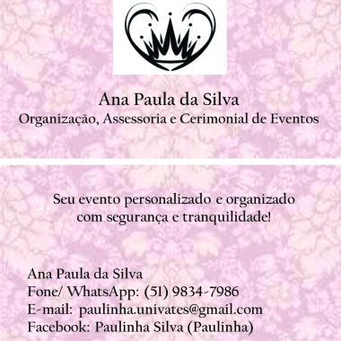 Paulinha Cerimonial De Eventos