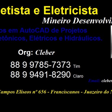 Projetista E Eletricista Mineiro Desenvolvimentos