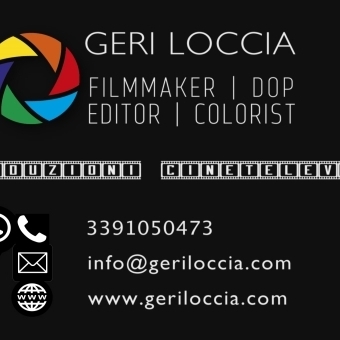 Geri Loccia  Filmmaker - Dop - Editor - Colorist