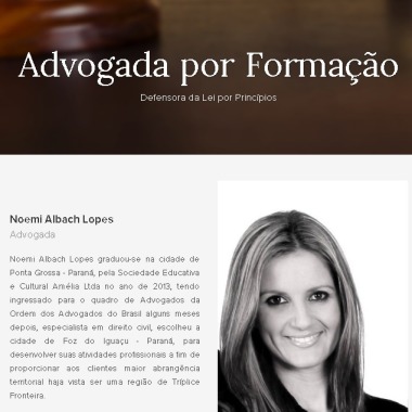 Advogada Noemi Albach Lopes
