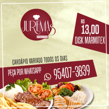 Criação Anúncio digital - Juremas Restaurante