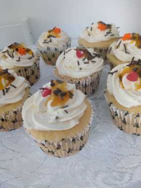 Cupcake de maracuja recheado