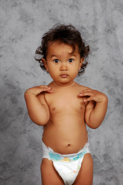 Photos en studio de la petite Rose