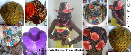 Chapeau cow-boy en wax