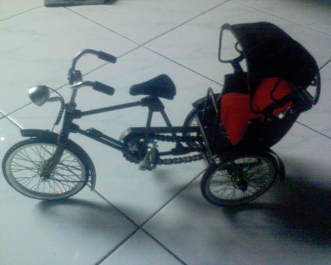 becak india