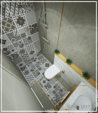 Kamar Mandi Apartement CW