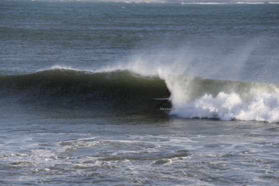 Praia de Santo Amaro - Dezembro de 2017. Free surf
