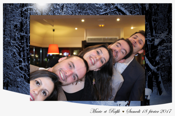 Mariage sur le thème de la neige 2