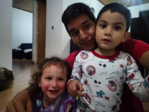 Cuidando a los chiquillos