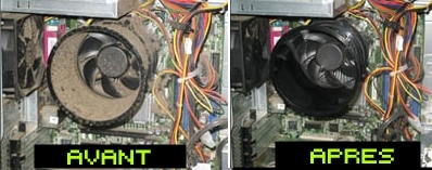 Nettoyage intérieur de votre ordinateur