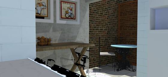 Integração de cozinha com área externa