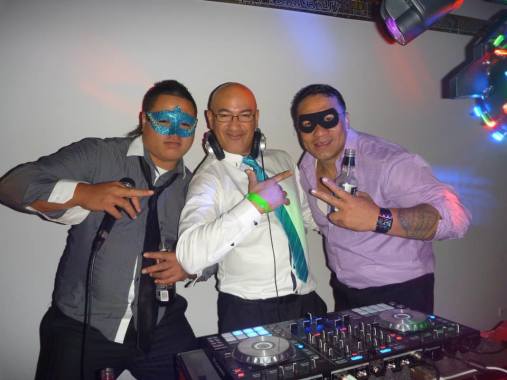 DJ's Wes, Reece and Junior at a 25th Wedding Anniversary party in Parramatta