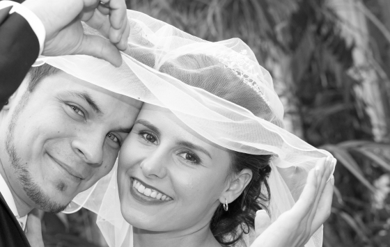 Hochzeit im Botanischen Garten in Linz