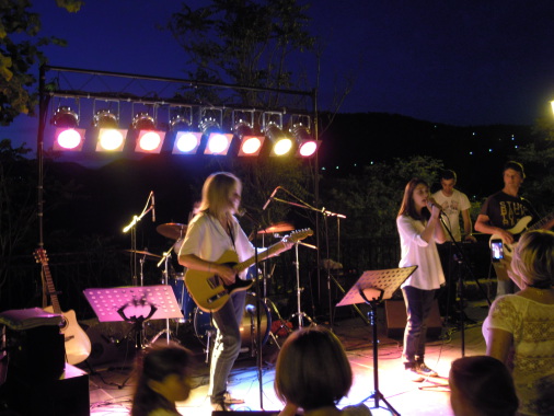 Fête de la musique à Falicon : sonorisation du groupe PUGS5