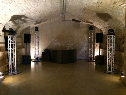 Configuration Lyres sur totems ( avec rétroéclairage à led )