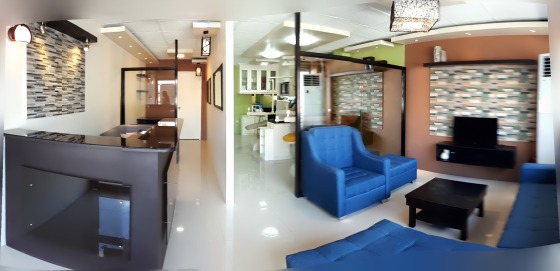 Our reception area