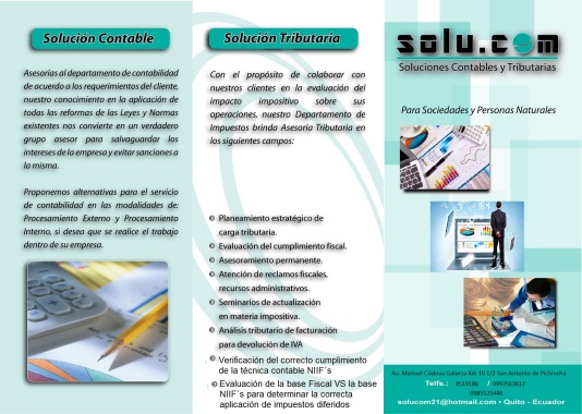 Productos y servicios