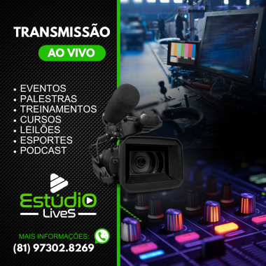 Estúdio Lives - Estúdio Podcast Em Recife