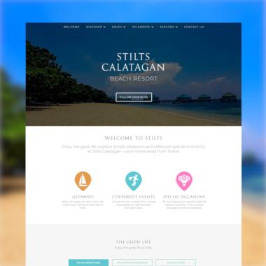 Website Design - Stilts Calatagan Beach Resort