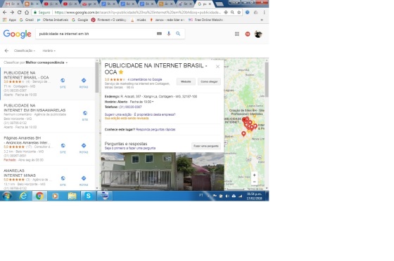 PUBLICIDADE NA INTERNET BRASIL OCA no GOOGLE REDE DE PESQUISA