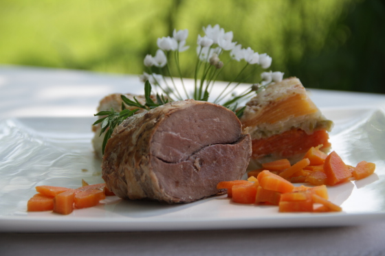 Tournedos de magret de canard.