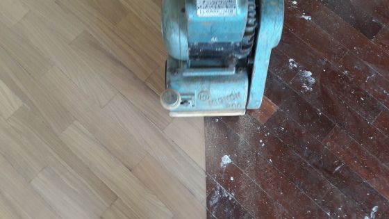 rilamatura parquet afrormosia usurato