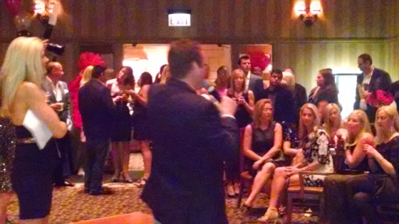 Raising lots of money at a Gala.