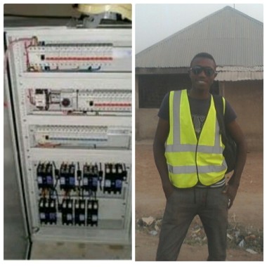 installation of panel today work