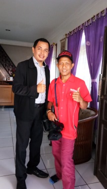 Bersama  Wartawan TV One ,dalam meliput berita .