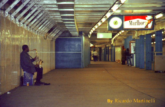 Metro de Nova York onde há boa música ao vivo!