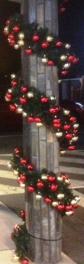 Decorated Christmas Garland