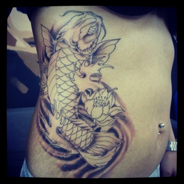 Black and Grey tatttoo