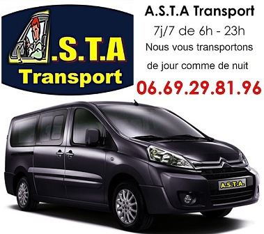 Asta Transport est à votre service pour toutes demandes de transports en navettes vers les aéroports, transport de personnes,RDV affaire,Transport d'animaux,Transport de plis,Transport de sang,Transport d'organes.