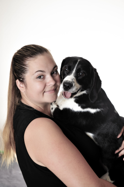 Scéance photo chez ma cliente avec sa chienne Ina, Juin 2016.