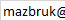 "Maz-Bruk" Adrian Mazur