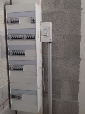 Tableau électrique d'une Villa de 130m2