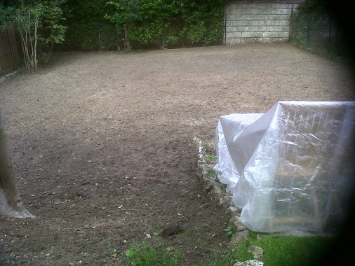 Engazonnement fini.
