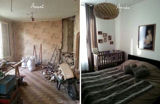 Rénovation d'un pavillon au Mans. 
Projet réalisé par Elodie Ancona, architecte d'intérieur à "La maison et ses envies".