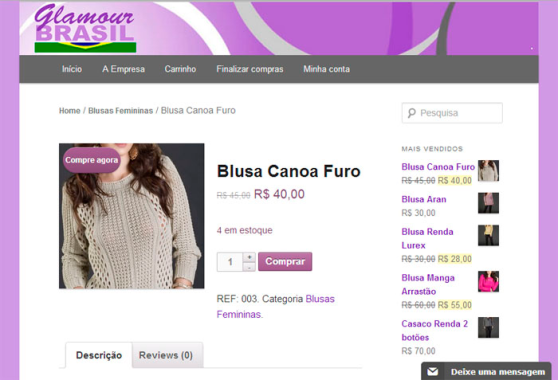 E-commerce Glamour Brasil