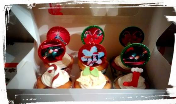cupcakes navideños