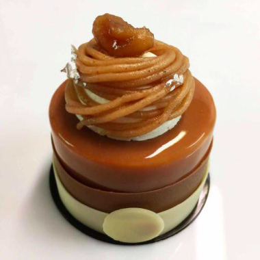 Douceur au caramel et aux marrons.