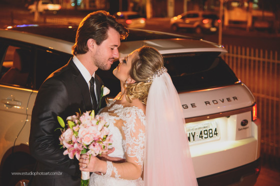 Sessão fotográfica logo após o casamento. Camila e Daniel em Jacarezinho - PR.