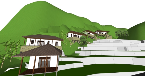 Projek Desain Landscape & Unit Unit Villa di Sukabumi